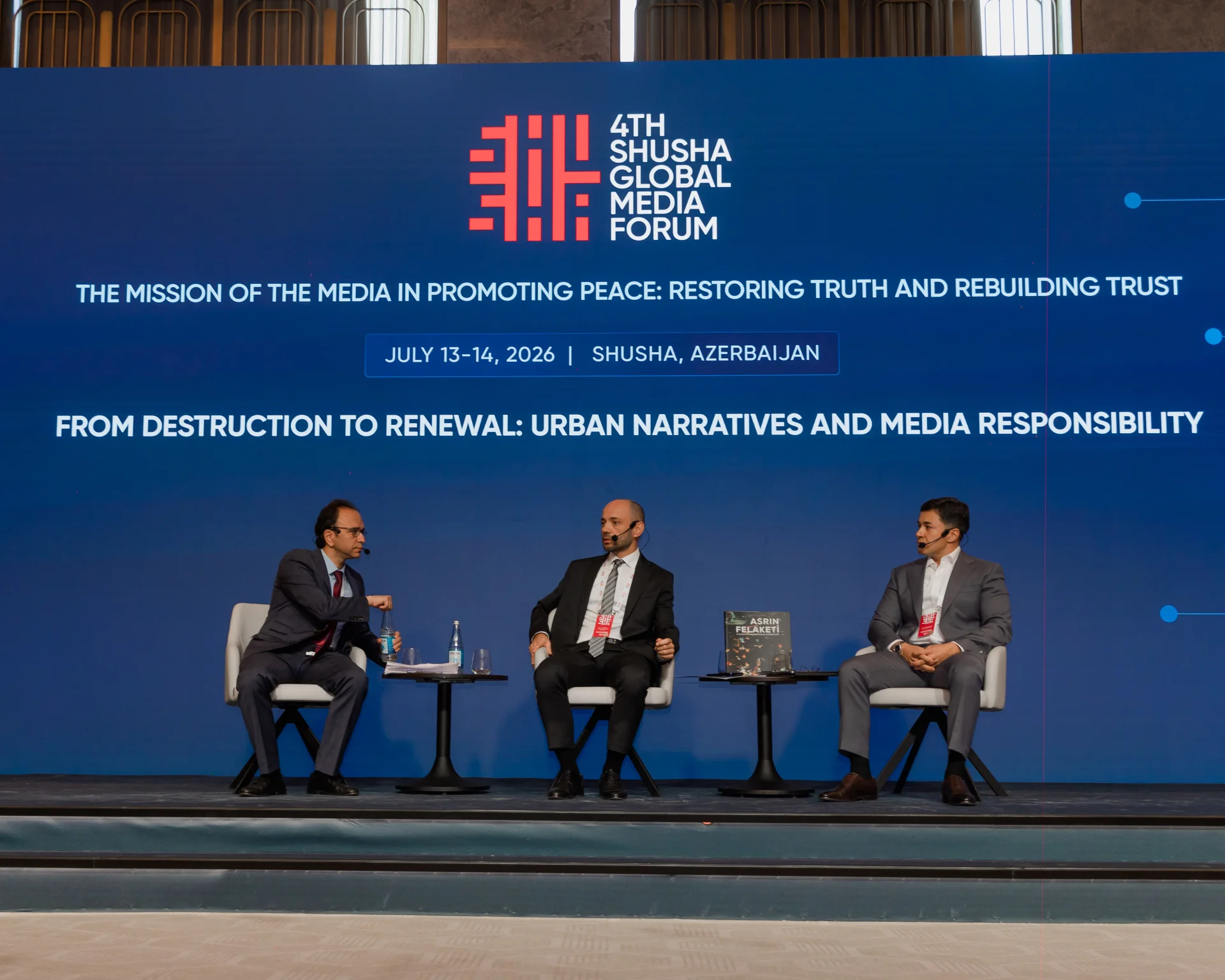 4-cu Susa Qlobal Media Forumunda “Dagintidan dircelise: Sehersalma narrativleri ve media mesuliyyeti” movzusunda panel muzakire kecirilib