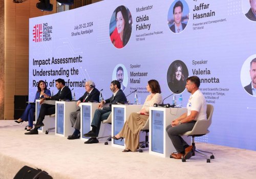 2-ci Susa Qlobal Media Forumunda “Tesirin qiymetlendirilmesi: Dezinformasiyanin ehate dairesini mueyyenlesdirmek” movzusunda ilk panel sessiya kecirilib