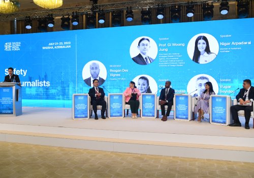 Susa Qlobal Media Forum isini yekunlasdirib