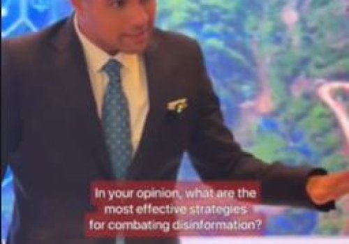 Jaffar Hasnain &quot;Dezinformasiya ile mubarize aparmaq ucun en tesirli strategiyalar&quot; haqqinda danisdi