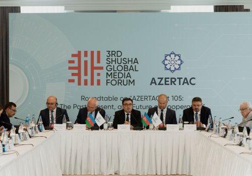 The city of Lachin hosted a roundtable discussion on the topic “AZERTAC 105: Past, Present and Future of Cooperation”