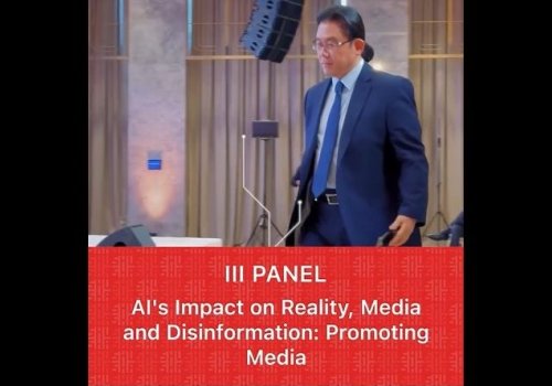 Panel 3: &quot;Suni intellektin realliga, mediaya ve dezinformasiyaya tesiri: Media savadliliginin tesviqi&quot;