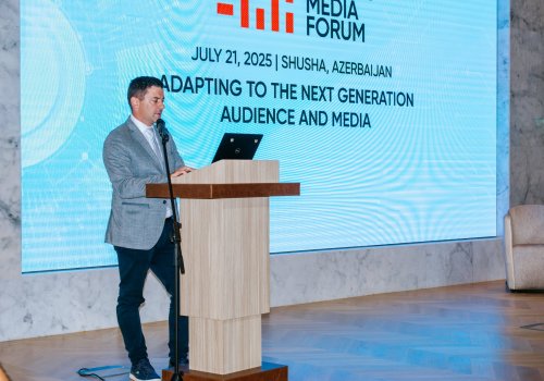 3-cu Susa Qlobal Media Forumu cercivesinde “Gelecek nesil auditoriya ve medianin teleblerine uygunlasmaq” movzusunda paralel tedbir kecirilib