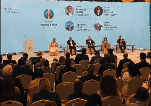 3-cu Susa Qlobal Media Forumu cercivesinde “Innovativ yanasmalar: Reqemsal dovrde media savadliligi” movzusunda ilk panel sessiya teskil edilib